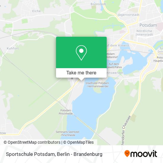 Sportschule Potsdam map