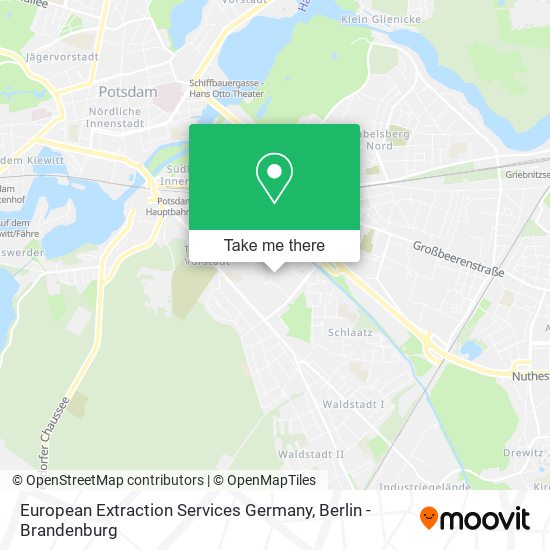European Extraction Services Germany map