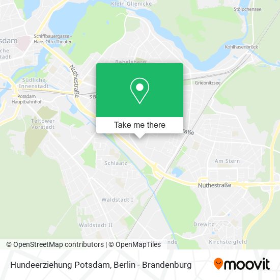 Hundeerziehung Potsdam map