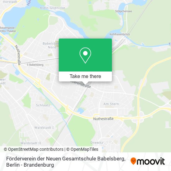 Förderverein der Neuen Gesamtschule Babelsberg map
