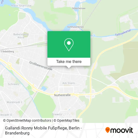 Карта Gallandi Ronny Mobile Fußpflege