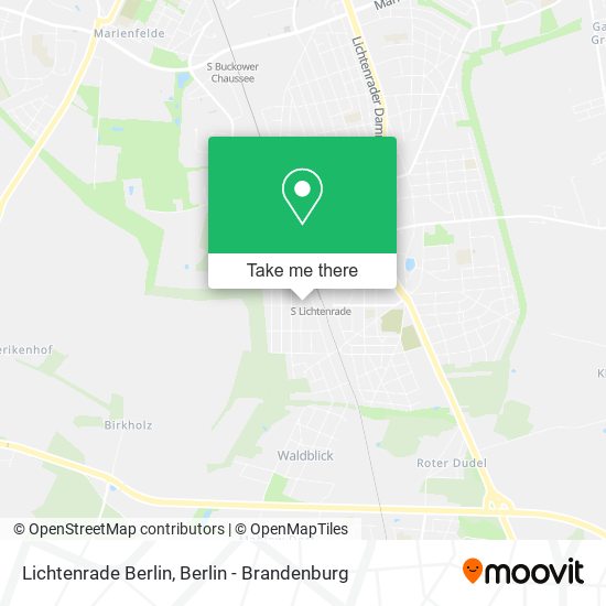 Lichtenrade Berlin map