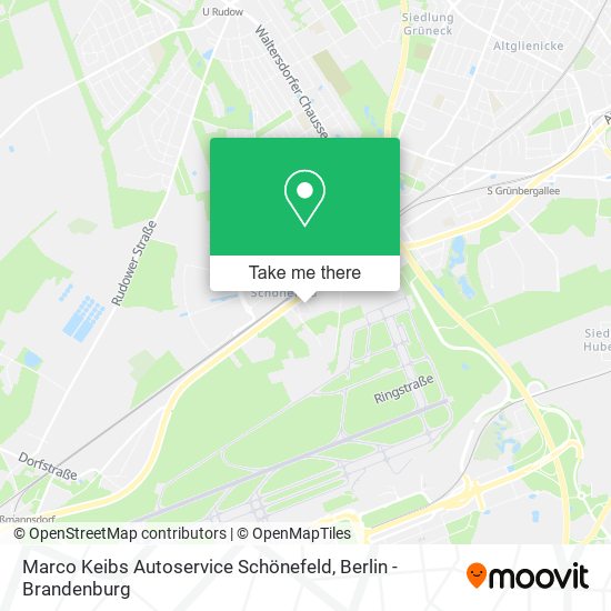 Карта Marco Keibs Autoservice Schönefeld