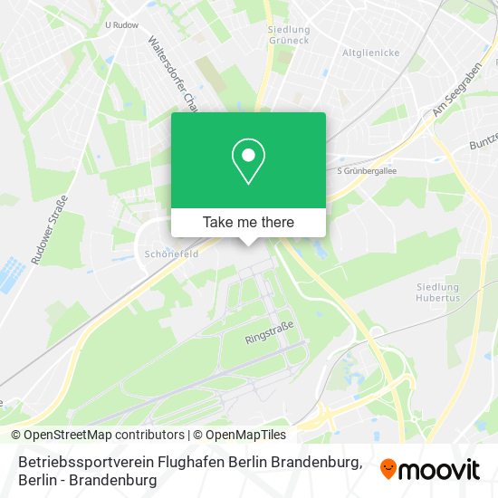 Betriebssportverein Flughafen Berlin Brandenburg map