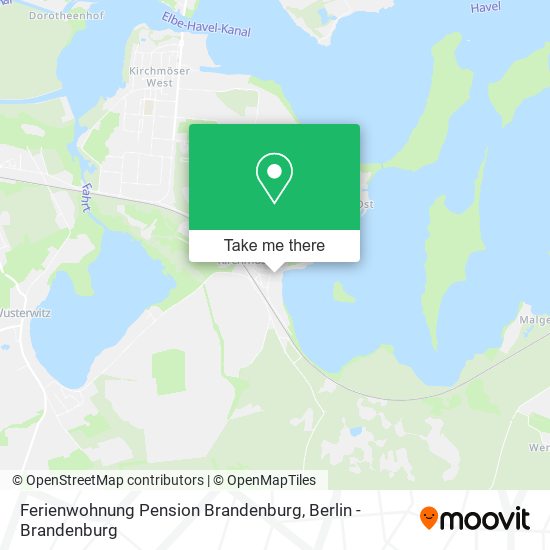 Ferienwohnung Pension Brandenburg map