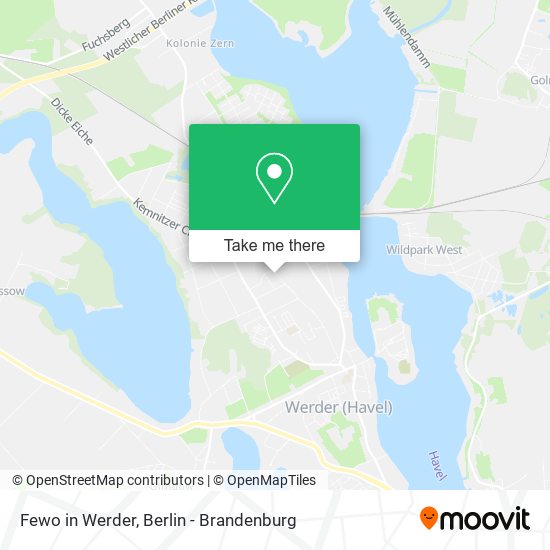 Fewo in Werder map