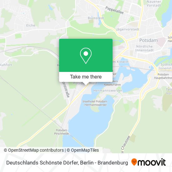 Карта Deutschlands Schönste Dörfer