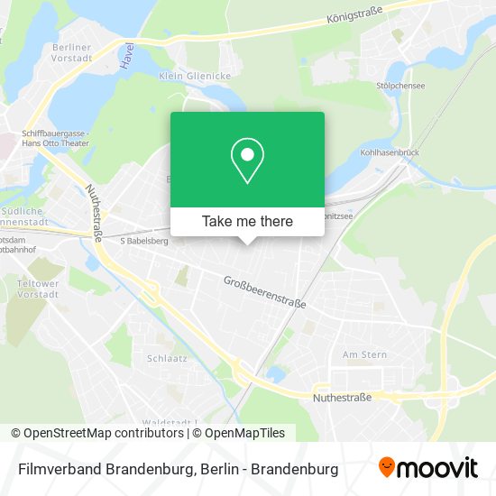Карта Filmverband Brandenburg