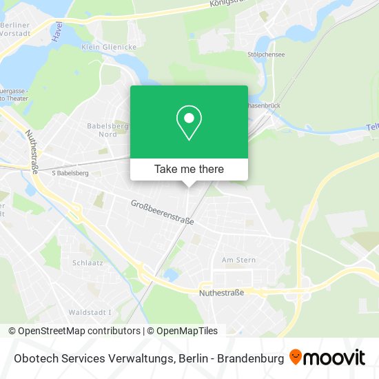 Obotech Services Verwaltungs map