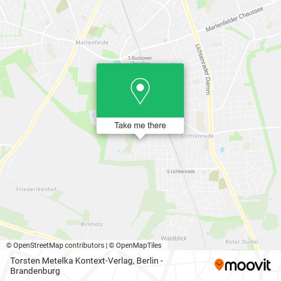 Torsten Metelka Kontext-Verlag map