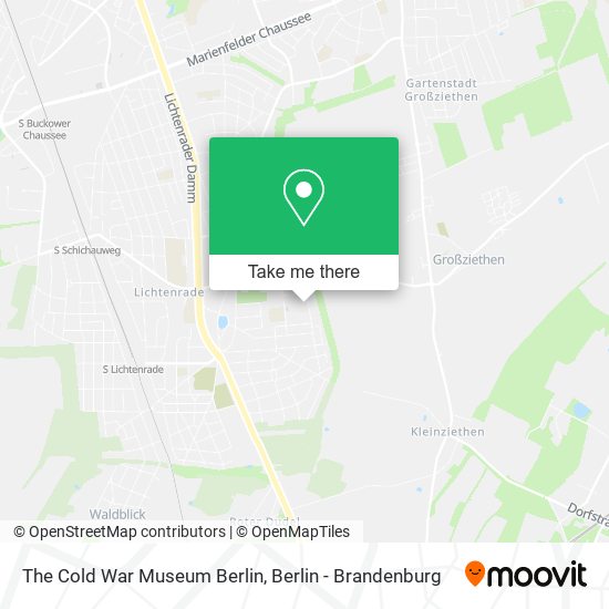 The Cold War Museum Berlin map