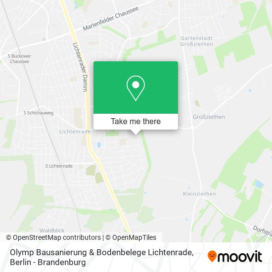 Olymp Bausanierung & Bodenbelege Lichtenrade map