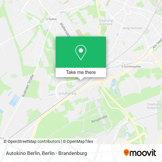 Autokino Berlin map