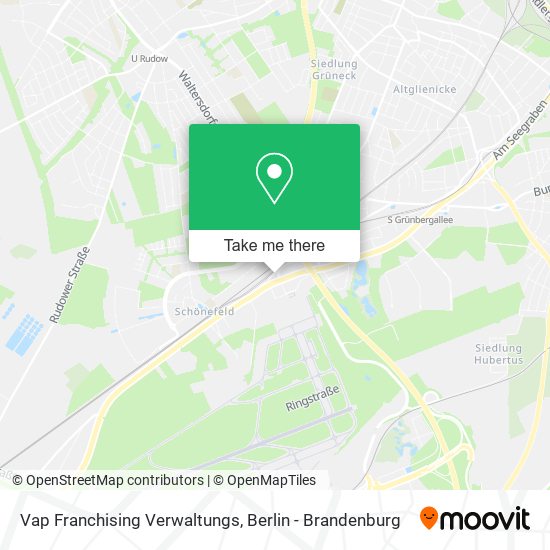 Vap Franchising Verwaltungs map