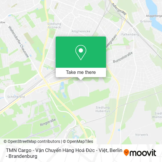 Карта TMN Cargo - Vận Chuyển Hàng Hoá Đức - Việt