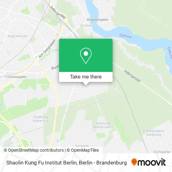 Карта Shaolin Kung Fu Institut Berlin