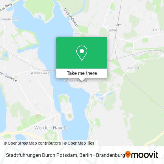 Stadtführungen Durch Potsdam map