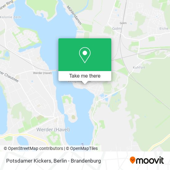 Potsdamer Kickers map