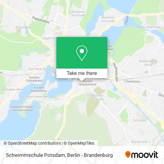 Schwimmschule Potsdam map