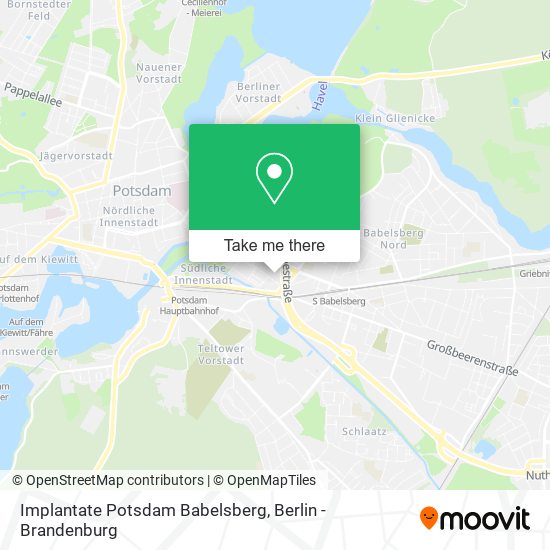 Карта Implantate Potsdam Babelsberg