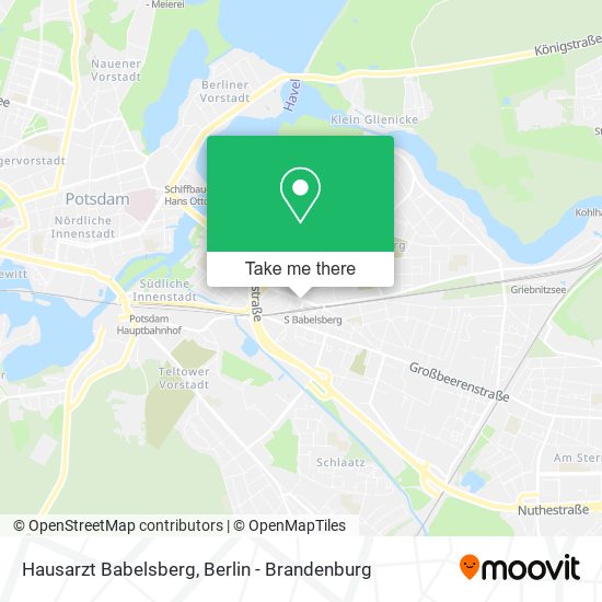 Hausarzt Babelsberg map