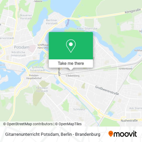 Gitarrenunterricht Potsdam map