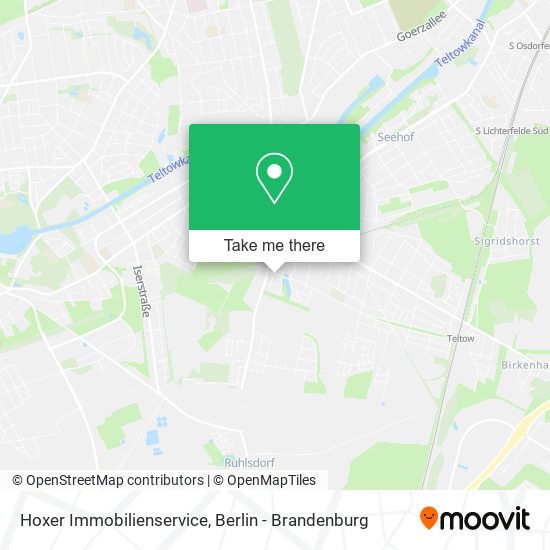 Hoxer Immobilienservice map