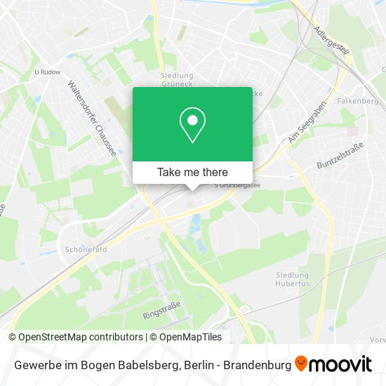 Gewerbe im Bogen Babelsberg map