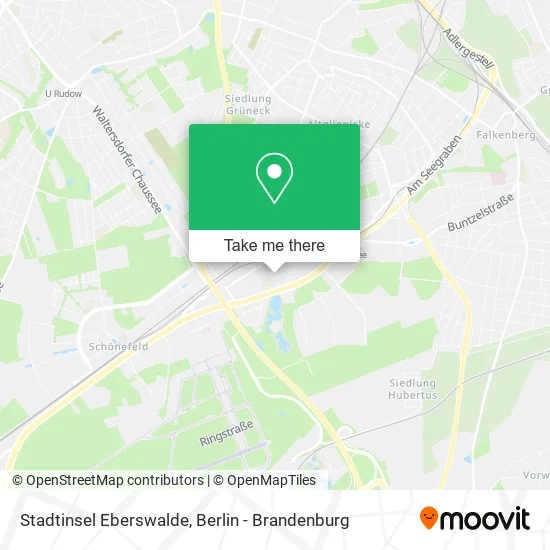 Карта Stadtinsel Eberswalde