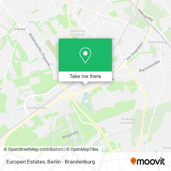 Europen Estates map