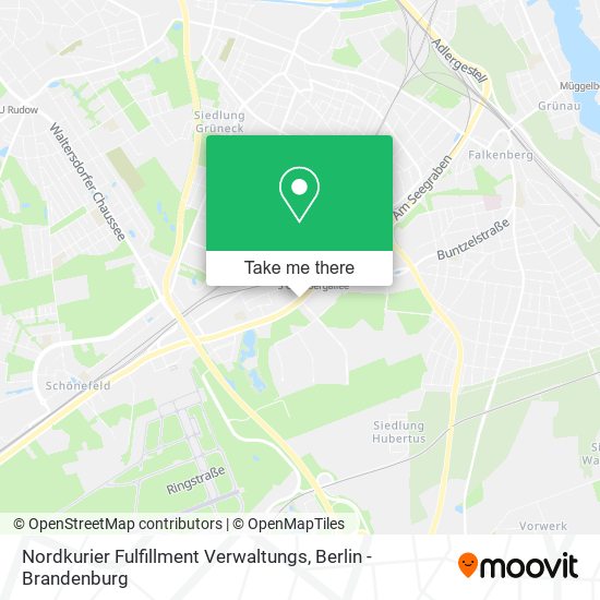 Карта Nordkurier Fulfillment Verwaltungs