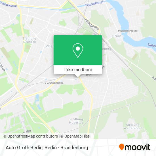 Auto Groth Berlin map