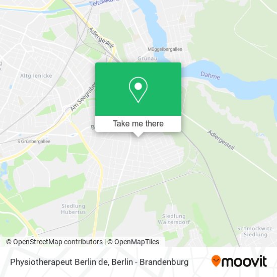 Physiotherapeut Berlin de map