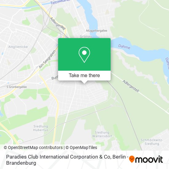 Paradies Club International Corporation & Co map