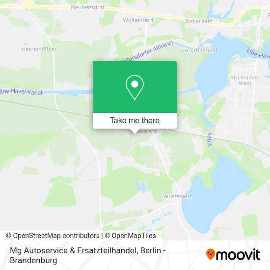 Mg Autoservice & Ersatzteilhandel map