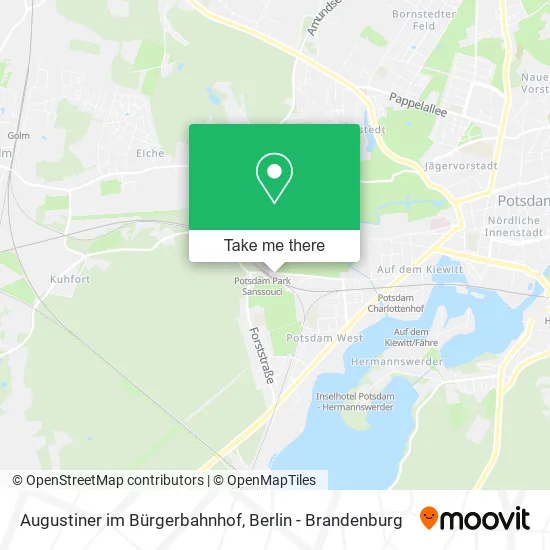 Карта Augustiner im Bürgerbahnhof