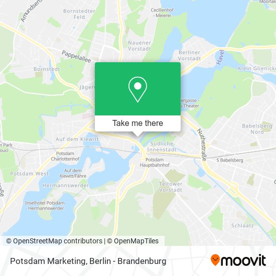 Potsdam Marketing map