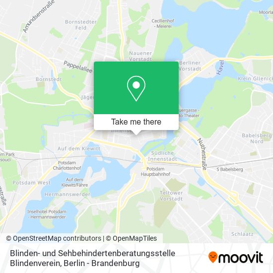 Blinden- und Sehbehindertenberatungsstelle Blindenverein map