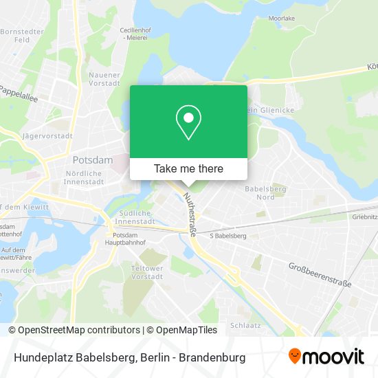 Hundeplatz Babelsberg map