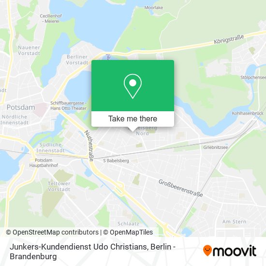 Карта Junkers-Kundendienst Udo Christians