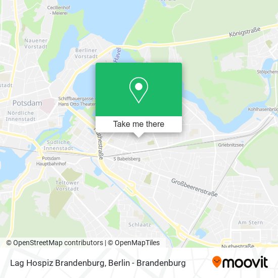 Lag Hospiz Brandenburg map