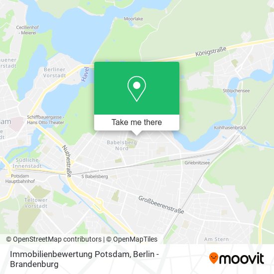 Карта Immobilienbewertung Potsdam