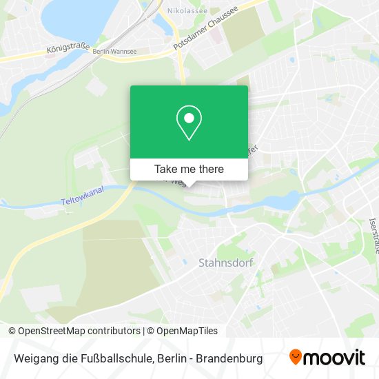 Weigang die Fußballschule map