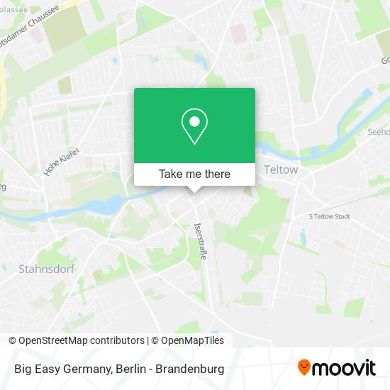 Карта Big Easy Germany