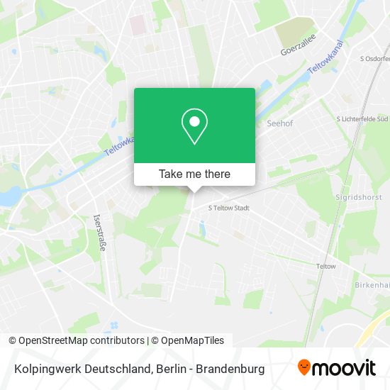 Карта Kolpingwerk Deutschland