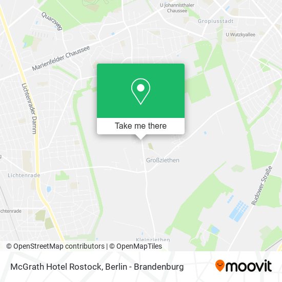 McGrath Hotel Rostock map