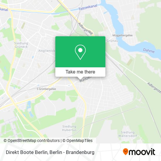 Direkt Boote Berlin map