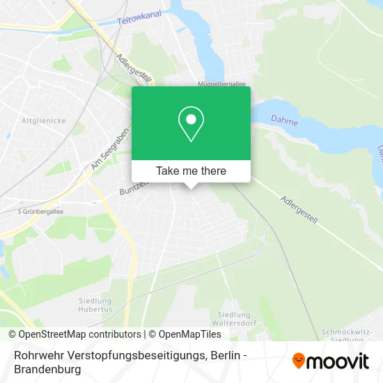 Rohrwehr Verstopfungsbeseitigungs map