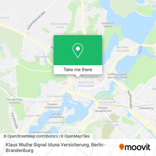 Klaus Wuthe Signal Iduna Versicherung map