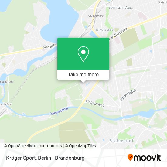 Карта Kröger Sport